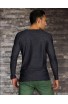 Bluza Decoltata cu Aspect Degradat