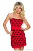 Rochita Babydoll cu Imprimeu Polka Dots