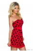 Rochita Babydoll cu Imprimeu Polka Dots