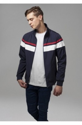 Nylon 3-Tone Jacket bleumarin-alb-rosu XL