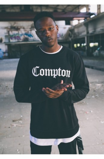 Estimate promise Grasp Bluza barbat hip hop Compton negru 2XL - LarisFashion
