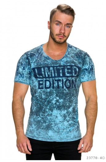 Tricou Limited Edition blau , S