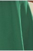 Rochie verde eleganta trapezoidala fara maneci