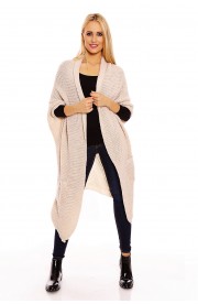 Cardigan Lungi Pana la Genunchi si Maneci Midi
