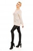 Pulover Calduros din Tricot cu Taieturi Decorative