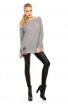 Pulover Calduros din Tricot cu Taieturi Decorative