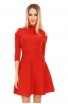 Rochie Mini BabyDoll cu Maneci Trei Sferturi