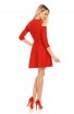 Rochie Mini BabyDoll cu Maneci Trei Sferturi