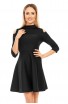 Rochie Mini BabyDoll cu Maneci Trei Sferturi