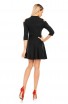 Rochie Mini BabyDoll cu Maneci Trei Sferturi