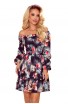 Rochie cu volane cu imprimeu floral