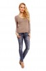 Pulover casual cu croi mulat