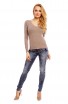 Pulover casual cu croi mulat
