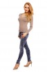 Pulover casual cu croi mulat