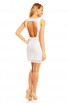 Rochie brodata cu spatele gol